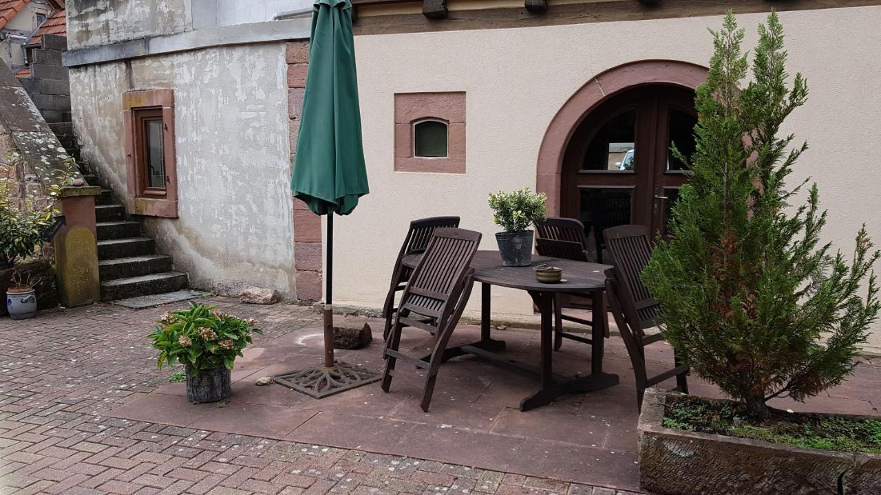 Gite A La Petite Fontaine-Plain Pied-Maison Alsacienne Renovee Avec Passion-4 Pers-4Nuitees Minimum Langensoultzbach Exteriör bild
