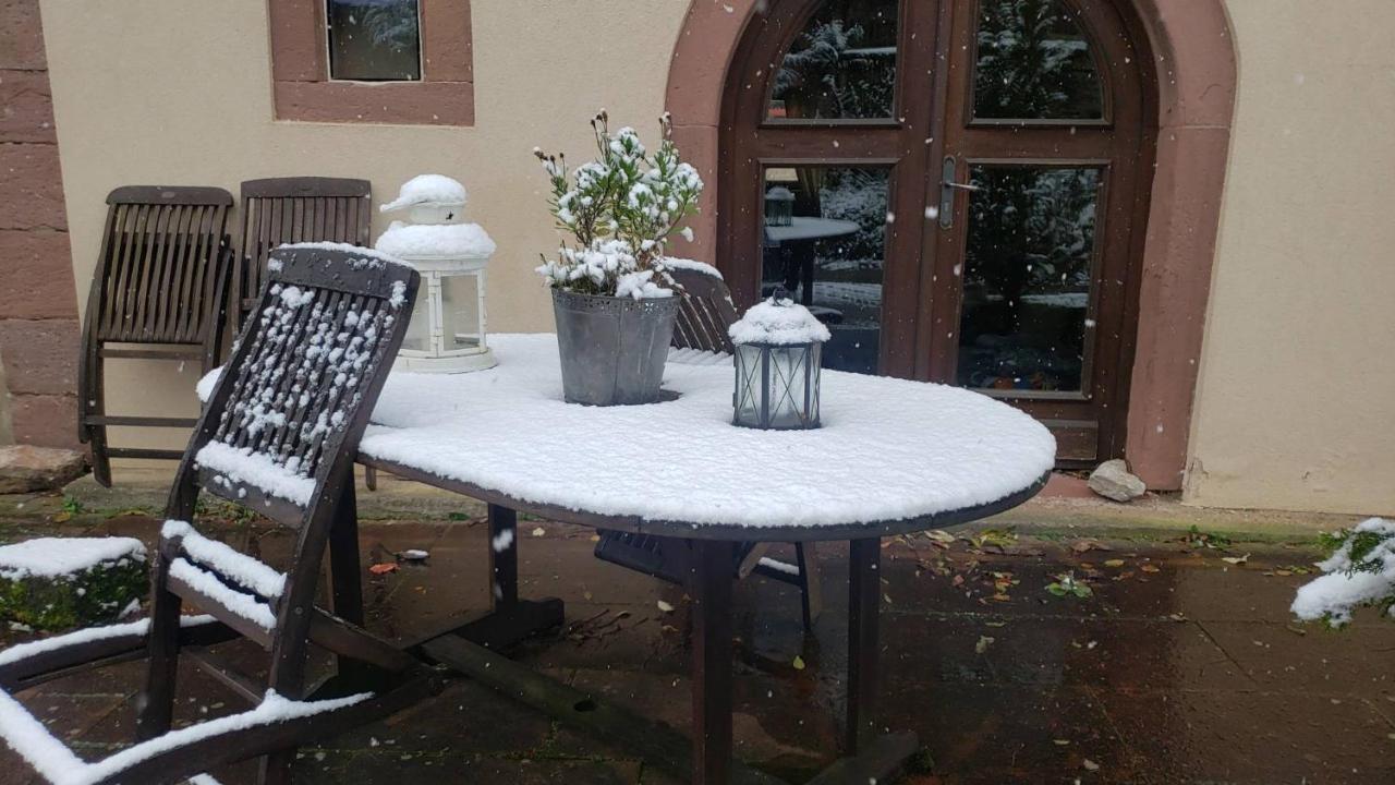 Gite A La Petite Fontaine-Plain Pied-Maison Alsacienne Renovee Avec Passion-4 Pers-4Nuitees Minimum Langensoultzbach Exteriör bild